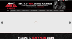 Desktop Screenshot of heavymetalonline.co.uk